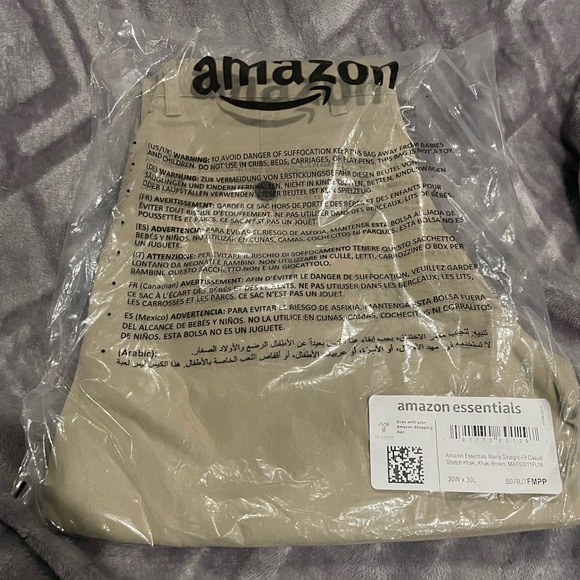 Amazon Essentials Men's‎ Straight-Fit Casual Stretch Khaki Pant- 30W x 30L - Picture 7 of 7